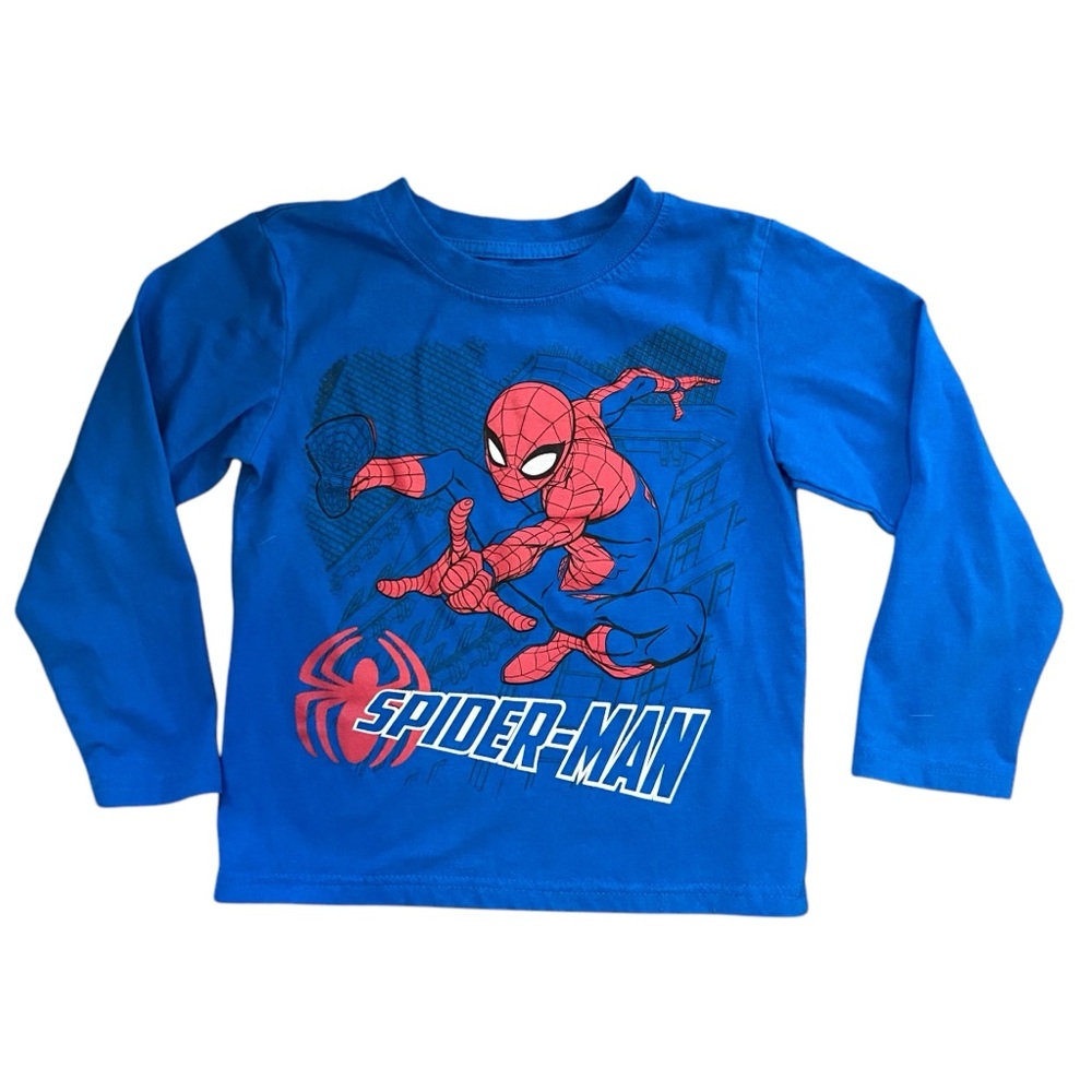 Marvel Spider-Man Boys Long Sleeve Graphic Shirt